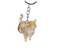 MagiDeal Porte-clés en Forme de Chat, collecteur de Poils d'animaux, Compact, Cadeau commémoratif pour Chat, Polyvalent, créatif, Pratique, Porte-clés de, Style C