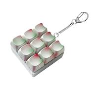 MagiDeal Porte-clés Fidget pour Clavier, Jouet léger et Fantaisie, pour Les employés de Bureau à Domicile , 9 Clés 6 Cm X 6 Cm X 3 Cm