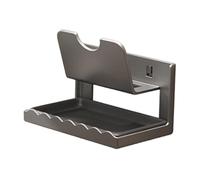 MagiDeal Porte-couvercles, planche à découper, range-couverts, étagère multifonctionnelle facile à installer, à fixer sur porte de placard, au mur ou sur plan, Gris 1 Niveau