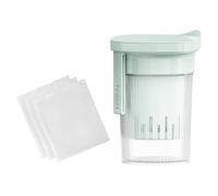 MagiDeal Pot à yaourt grec, passoire pour yaourt sec avec couvercle, gadget de cuisine, filtre à lait de soja pour thé, lait, fromage, jus, noix, Vert