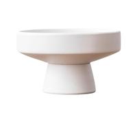 MagiDeal Pot de Fleurs en céramique, Fournitures d'art Floral, décoration de la Maison, Contenant pour compositions Florales, Bol à Fleurs décoratif pour, Blanc