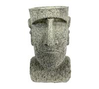 MagiDeal Pot Fleurs en Forme Visage Humain, en résine, Une Sculpture décorative Unique pour l'extérieur, idéale pour Le Bureau, la Maison ou Le