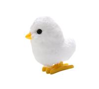 MagiDeal Poussin En Peluche à Remonter, Jouet Sauteur et Rebondissant pour Enfants, Mignon et Original, Idéal Comme Petit Cadeau Ou pour Remplir, Blanc 31g