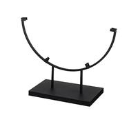 MagiDeal Présentoir à Carreaux pour Vitraux, Verre Fusionné, Chevalet Support Assiette Decorative, Support Cadre en Métal, Chevalet Table Demi-Rond pour Photo, Panneau Ou Plaque Artistique, 10 Pouces