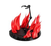 MagiDeal Présentoir à Effet Flamme pour Figurines, à Monter soi-même, Robuste et léger, idéal pour Exposer des maquettes, Rouge