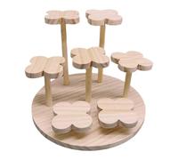 MagiDeal Présentoirs en Bois pour Mini-Plantes, présentoir Multifonctionnel, Support à Cupcakes pour Mini-Figurines, Jouets et Accessoires de Vente au détail, 7 Couches
