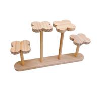MagiDeal Présentoirs en Bois pour Mini-Plantes, présentoir Multifonctionnel, Support à Cupcakes pour Mini-Figurines, Jouets et Accessoires de Vente au détail, 4 Couches