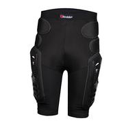 MagiDeal Protège-Hanche Short de Protecteur Armure de Hanches Jambes Respirant pour Moto Motard Motocross, Noir, XXL