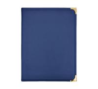 MagiDeal Protège-Menu Transparent 12 Vues Format A4, Porte Menu Restaurant, Inserts Fixes Double Face, pour Carte des Vins, Menu des Boissons, Menu pour Fête, Hôtel, Mariage, Bar, Restaurant, Bleu