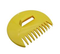 MagiDeal Ramasse-feuilles, griffes, attrape-feuilles, râteaux à main polyvalents, outil de jardinage pour le nettoyage des déchets, les débris de pelouse, Rond Jaune