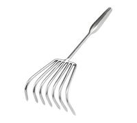 MagiDeal Râteau à main pour jardinage, outil d'ameublissement du sol, outil de creusement robuste en acier inoxydable, râteau à griffes pour jardinier, Sept Dents
