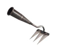 MagiDeal Râteau Désherbeur, Outil de Désherbage, Rateau de Désherbage Berthaus, Rateau de Jardin Robuste en Acier au Manganèse, Râteau à Main pour Planter, Cultiver La Pelouse, sans Manche, 3 Dents