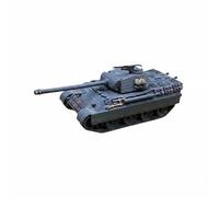 MagiDeal Réplique de Véhicule Militaire Figurine Char Blindé Panther Miniature Maquette de Collection Ornementée Détails Précis Adaptée Exposition Décoration Collection, Gris, Panther A Gris