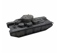 MagiDeal Réplique de Véhicule Militaire Miniature Tank Modèle Soviétique T35 Blindé Collection de Bureau l'Objet Prêt à Exposer Adapté pour Collectionneur Décoration d'Étagère