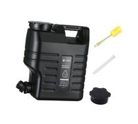 MagiDeal Réservoir d'eau de 12 L Seau d'eau avec Robinet Pichet de Stockage d'eau sans Fuite Transporteur d'eau pour la Conduite Barbecue, Noir