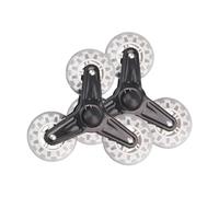 MagiDeal Roues Triangle de Chariot 2PC