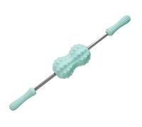 MagiDeal Rouleau de massage pour le corps et les muscles, pour la maison et le bureau, pratique compact, pour hommes femmes, multifonctionnel pour les pieds, Double Ball Green