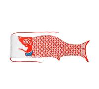 MagiDeal Sac à linge en forme de poisson, sac à linge sale, panier à linge anti-poussière, panier à linge, sac de voyage pour appartement, dortoir, collège, Rouge