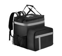 MagiDeal Sac de Pizzas isolée de Livraison de Nourriture Sac à Dos isolée imperméable Grand Sac de Transport de Fuite pour Restauration Plage Chaude à Froid