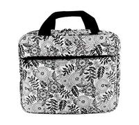 MagiDeal Sac de Projet de Broderie Multifonctionnel Kits de Broderie Sac de Rangement pour Fil à Broder, Base Blanche