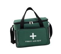 MagiDeal Sac de Rangement de Premiers Secours Vide, Pochette Utilitaire multifonctionnelle et Robuste, Sac d'intervention d'urgence Multi-Poches pour, Vert