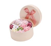 MagiDeal Savon Fleur Savon boîte Fleurs parfumées pour la fête des Enseignants Mariage Saint Valentin Cadeaux, épouse, Petite Amie, Rose