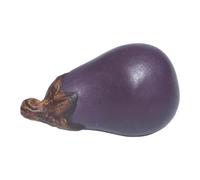 MagiDeal Sculpture de légumes pour animaux de compagnie, thé d'aubergine, collection faite à la main, cadeau Feng Shui, ornement, beautés de table à thé