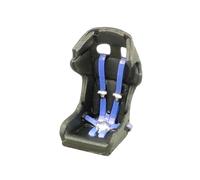 MagiDeal Siège baquet de course /64, accessoire intérieur de mini-voiture, décoration réaliste, harnais de simulation pour décoration de bureau, Style C