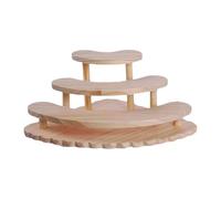 MagiDeal Stand de Collecte de Collection de Supports en Bois Rack d'organisateur de Maquillage à 3 Niveaux pour Le modèle de poupée Collège Figurine Collection