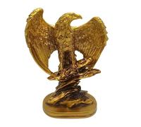 MagiDeal Statue d'aigle Sculpture Ornement de Bureau Cadeau d'art Sculpture d'aigle décorative pour étagères Maison Salle à Manger Bureau fête