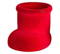 MagiDeal Statue de bottes, décoration du Nouvel An chinois 2026, porte-stylo, figurine en vinyle, sculpture pour salon, fête du printemps, Rouge