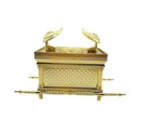 MagiDeal Statue religieuse modèle Arche d'alliance, ornement de collection, boîte de rangement décorative pour bijoux, Sculpture pour bureau et salon, 9.5x3.5x6cm
