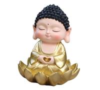 MagiDeal Statuette de Bouddha en résine, figurine décorative pour la maison, objet de collection à poser sur un bureau ou une étagère. Sculpture de Bouddha