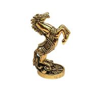 MagiDeal Statuette de cheval, figurine, sculpture du zodiaque chinois, souvenir porte-, ornement pour étagère ou bureau, année du Cheval 2026, Style B