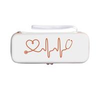 MagiDeal Stéthoscope Case Organisateur Afficulture légère Portable Affiche Portable avec Poche Box de Rangement Professionnel Stéthoscope, Blanc