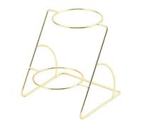 MagiDeal Support à épices pour buffet, support à sauces, accessoire de cuisine pratique et haut de gamme, organisateur en métal stable pour comptoir de, 2 Couches D'or