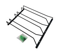 MagiDeal Support à verres à vin, support à verres à pied suspendu sous l'armoire, fournitures d'organisation, installation à vis, support à verres à vin en fer, Triple Rangée