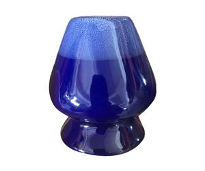 MagiDeal Support Chasen en poterie, fournitures artisanales de cérémonie Matcha faites à la main, ustensiles à thé à Surface lisse, support à fouet pour, Bleu