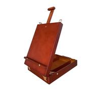 MagiDeal Support de Dessin avec Rangement pour Artiste, Angle Ajustable, Bois de Noyer Rouge