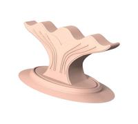 MagiDeal Support de doigt professionnel compact et ergonomique en silicone pour outils de nail art et de peinture, Rose