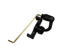MagiDeal Support de téléphone pour saxophone, lyre de marche rotative, remplace le support de téléphone à clip musical pour concerts, spectacles, scène, or