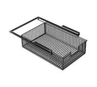 MagiDeal Support de tiroir coulissant suspendu, support de tiroir, bac de rangement amovible sous la table, organisateur coulissant sous pour commode