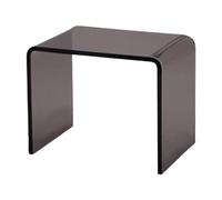 MagiDeal Table d'appoint en acrylique, Table basse en acrylique, meubles de salon, Table basse de bureau, Table à thé en acrylique, Table d'appoint en, Gris