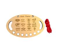 MagiDeal Tableau de compétences pour nouer des nœuds, tableau d'apprentissage des nœuds, guide en bois, projet de bricolage, 12 méthodes pratiques pour