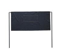 MagiDeal Tablier en jean à taille haute, demi-tablier, tablier de serveur avec poches, tablier de chef court, tablier de serveuse pour pâtisserie, cuisine, Noir