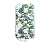 MagiDeal Tapis de repassage vertical pliable 48 x 84 cm pour repasser à la vapeur sur une porte, planche à repasser suspendue pour les voyages en appartement, Feuille verte