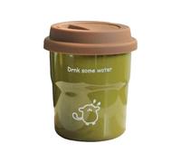 MagiDeal Tasse à café en céramique, tasse à thé au lait, à eau, verre, et simple, multifonctionnelle de 250 ml pour appartement, maison ou, Vert