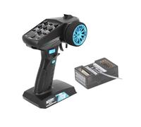 MagiDeal télécommande pour Voiture d'escalade RC 1/12, contrôleur RC, pièce véhicule Tout-Terrain Robuste avec récepteur pour 82 99S, Bleu