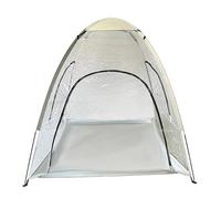 MagiDeal Tente Transparente PVC Dôme Abri Extérieur Jardin Camping Patio Canopy Clair Igloo Structure Fibre de Verre Pliable Protège du Vent et de l'Humidité