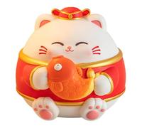 MagiDeal Tirelire en forme de chat porte-, collection de figurines en vinyle, adorable sculpture animale, objet de décoration pour le bureau ou une, Koi Petit